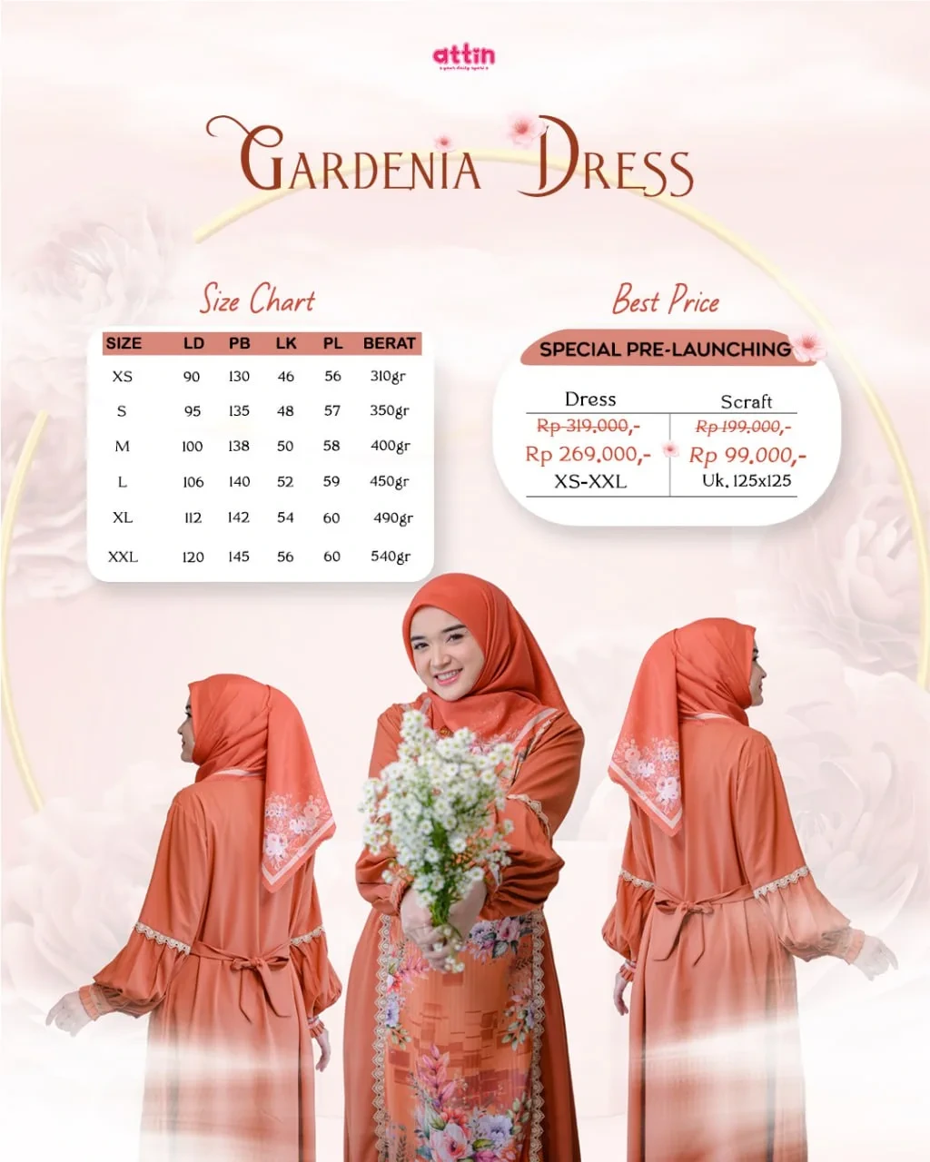 Attin - Gardenia Dress