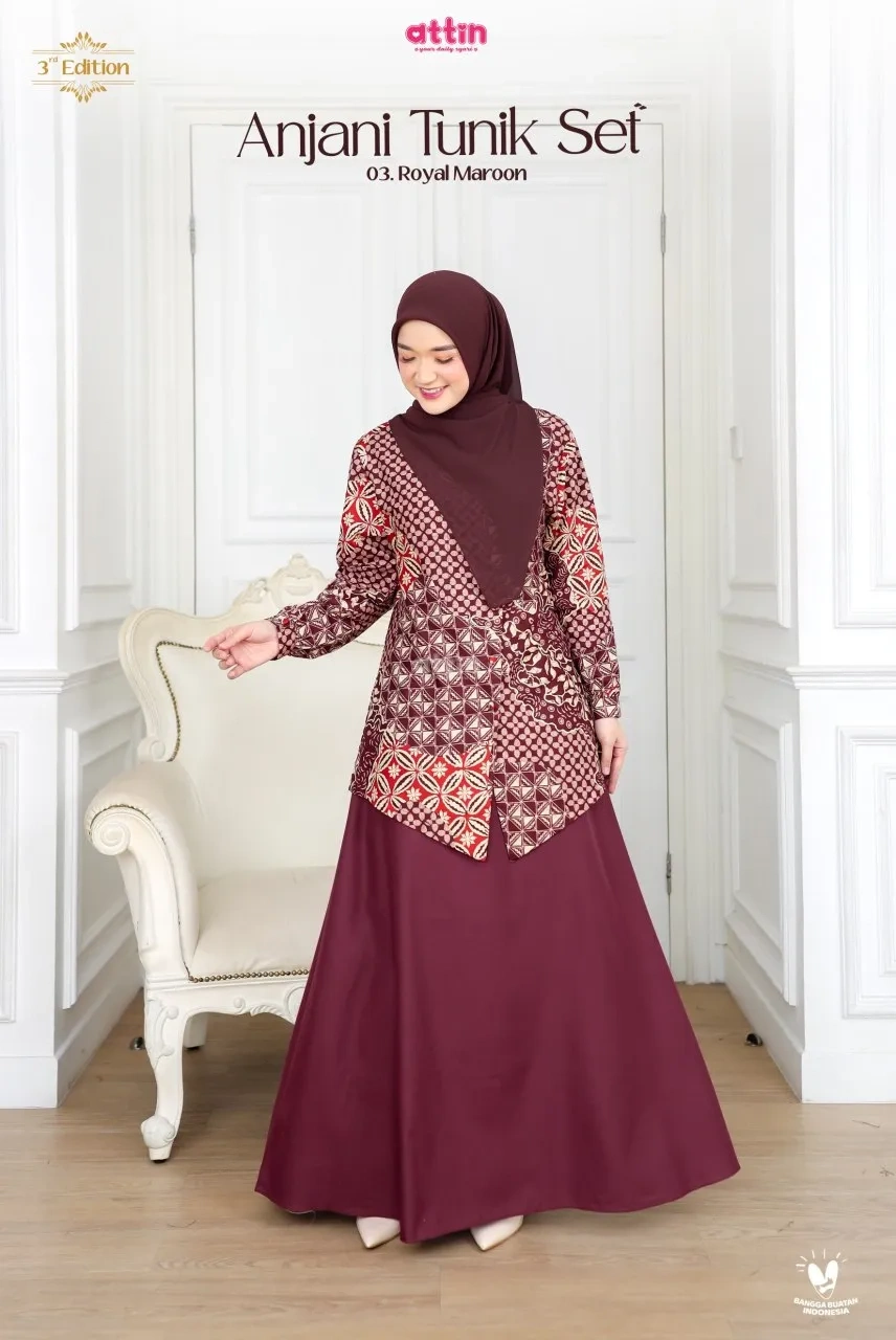 ARJUNA ANJANI 03 ROYAL BURGUNDY thumb 4
