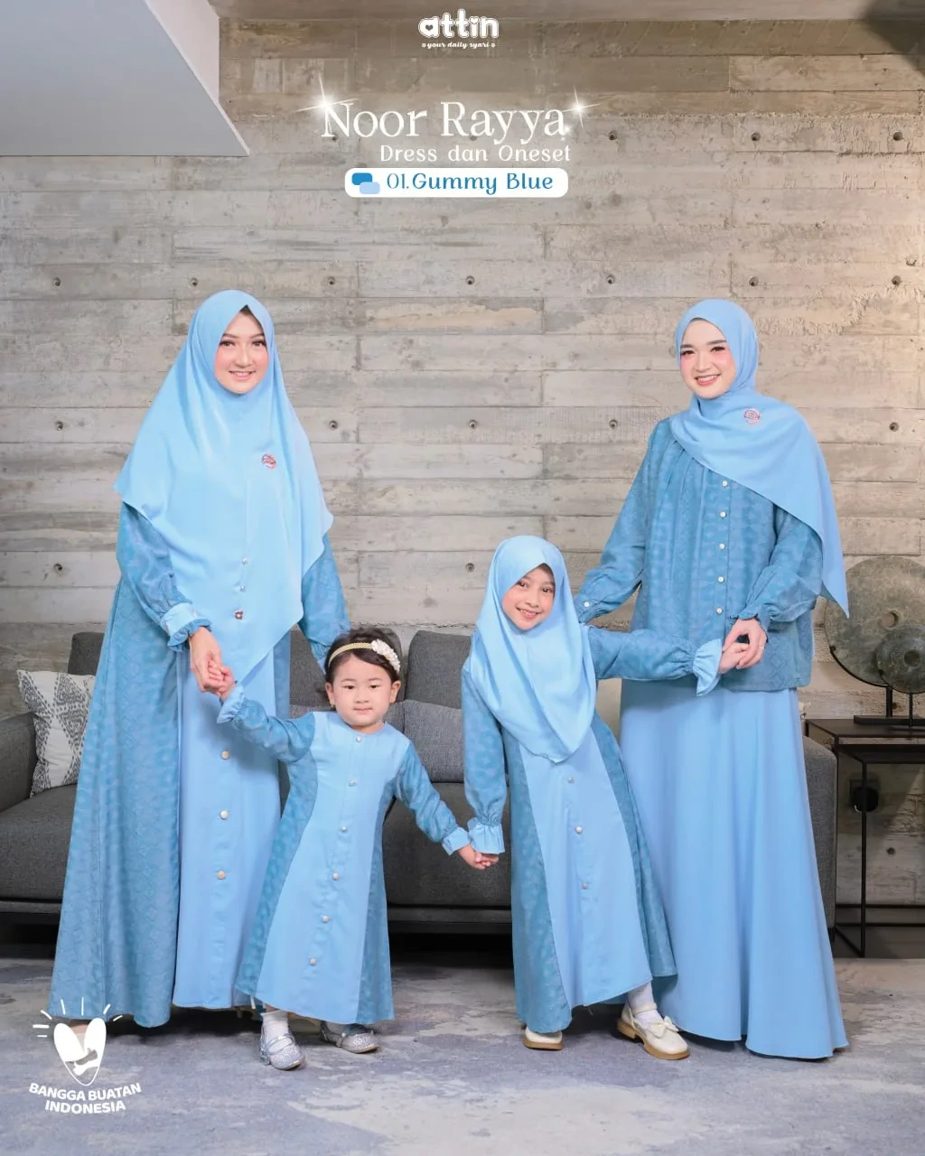 Attin - NOOR RAYYA 01 GUMMY BLUE thumb 5