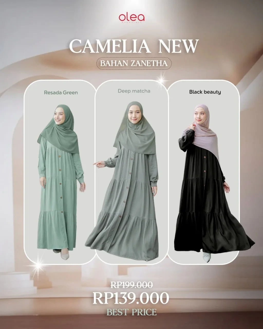 Attin - Camelia Dress Bahan Zanetta thumb 2