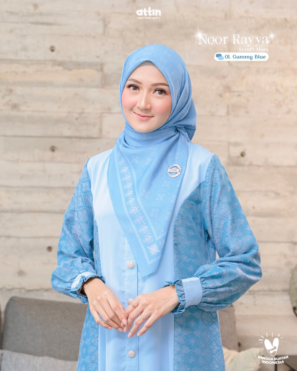 Noor Rayya Khimar Scraft dan Pashmina