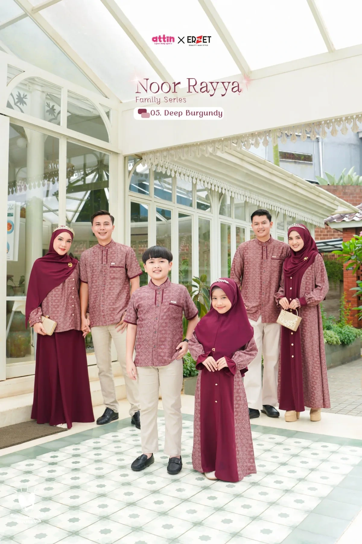 Attin - NOOR RAYYA 05 DEEP BURGUNDY thumb 5