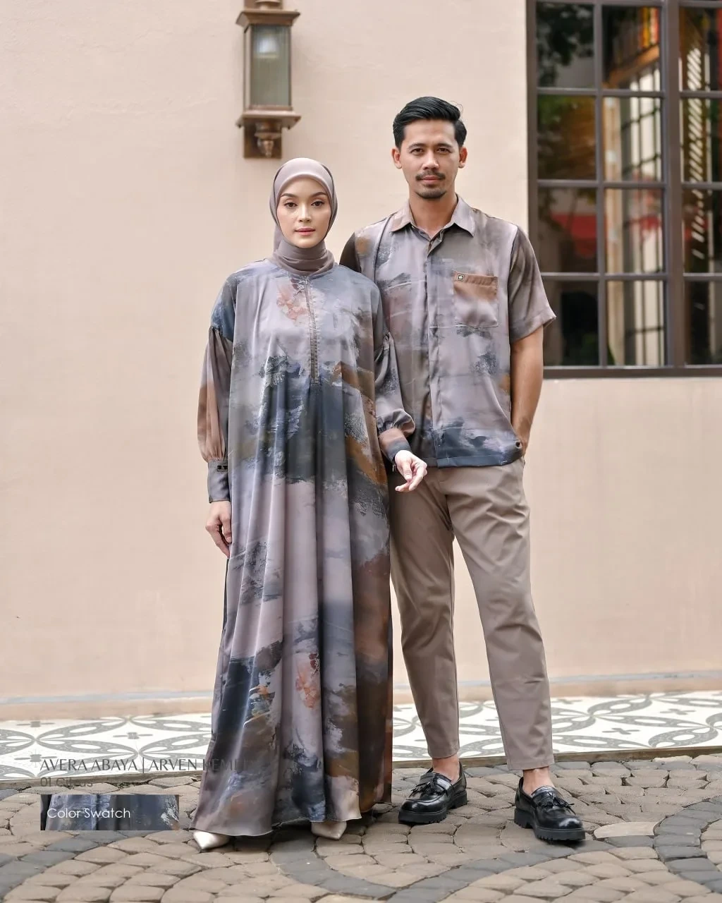 Lidia - Avera Abaya & Arven Kemeja Couple