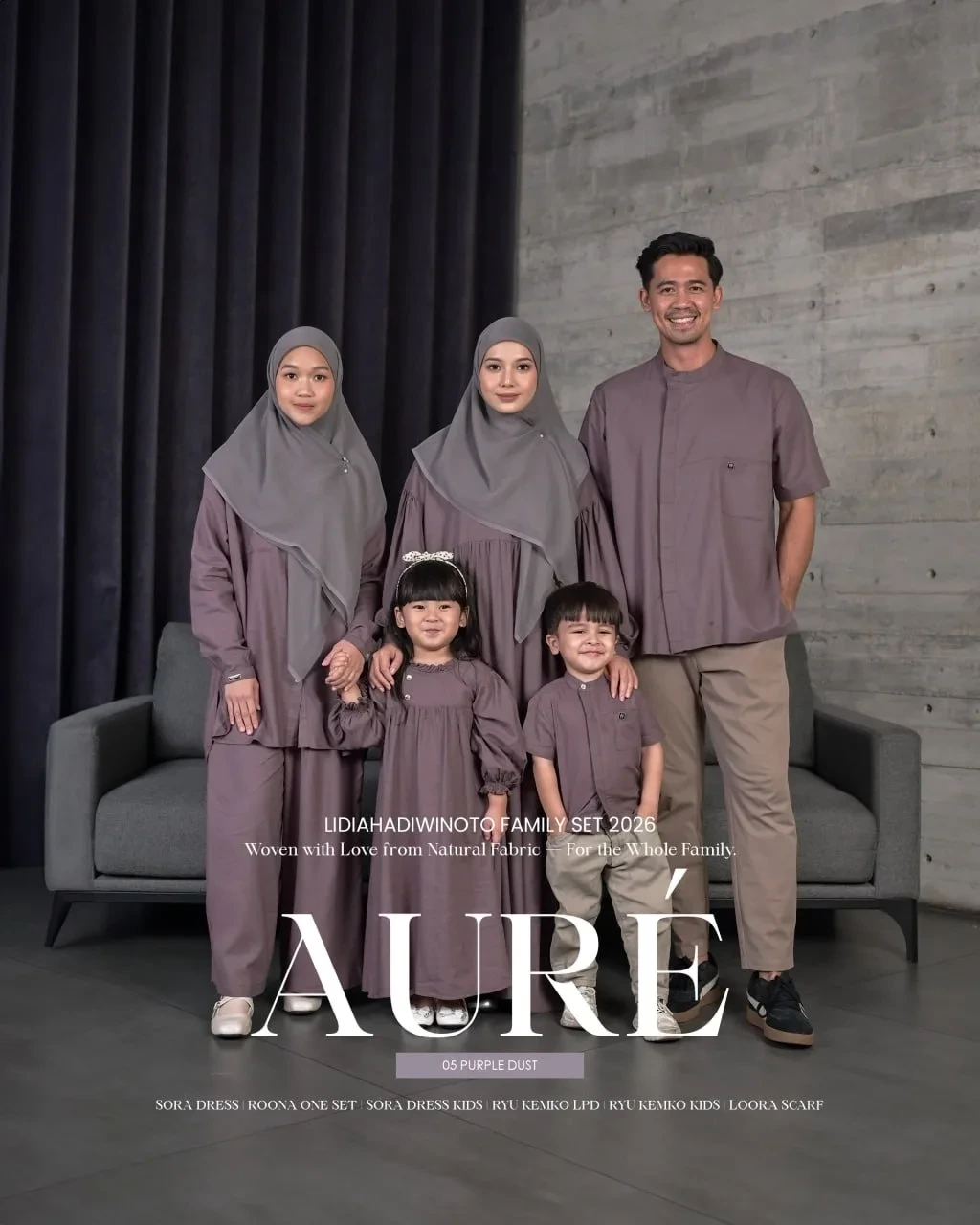 Lidia - Aure Family Series 05 Purple Dust (Sarimbit LH 2026)