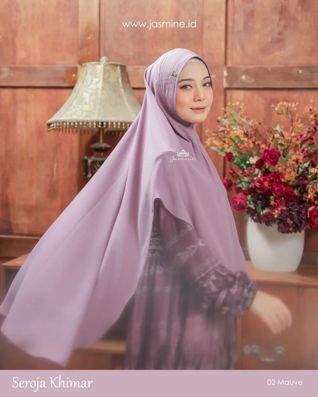 Lidia - Seroja Khimar Dewasa