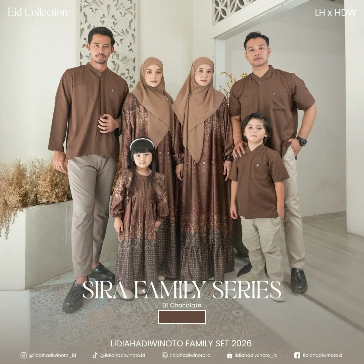 Lidia - Sira Family 01 Chocolate (Sarimbit LH 2026)