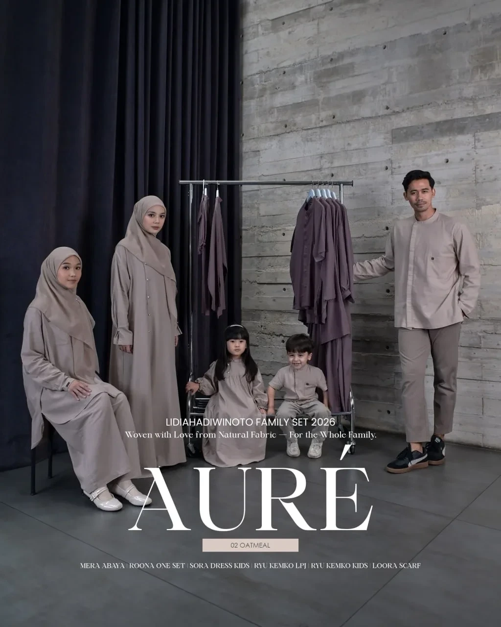 Lidia - Aure Family Series 02 Oatmeal (Sarimbit LH 2026)