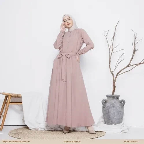 Michan - Atasan / Top - KANIA Tunik Mocca (Coksu) - Michan.co.id