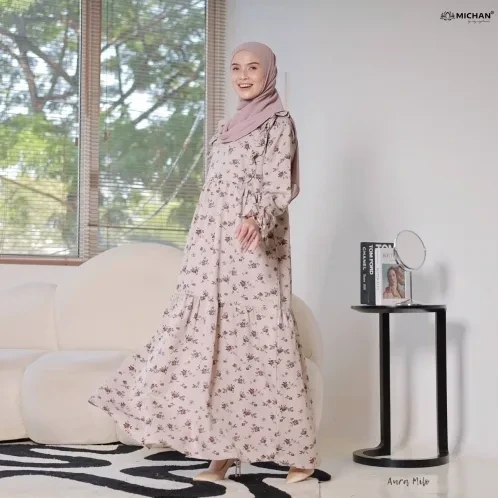 Michan - Gamis Dewasa - MOM Aura Milo - Michan.co.id