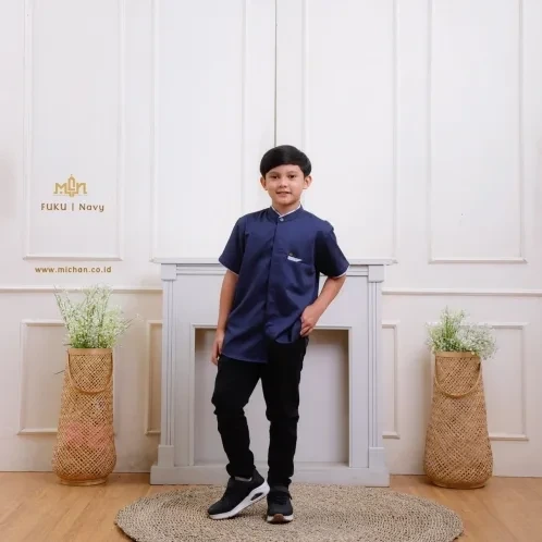 Michan - Koko Kidz - SON Fuku Navy (Navy Gelap) - Michan.co.id