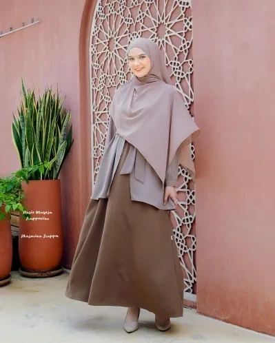 Michan - Gamis Dewasa - Mayesa BASIC Frapucino - Michan.co.id