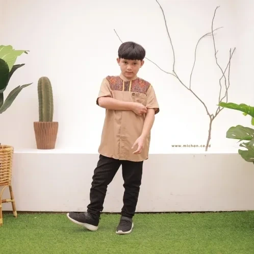 Michan - Koko Kidz - SON Kemko ETNIK Khaky - Michan.co.id