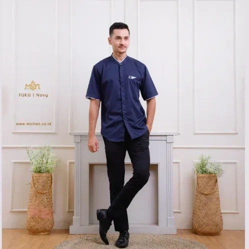 Michan - Koko Dewasa - DAD Fuku Navy (Navy Gelap) - Michan.co.id