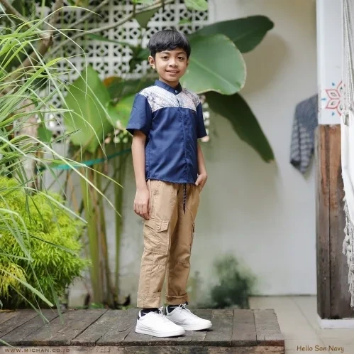 Michan - Koko Kidz - SON Hello Raya Navy - Michan.co.id