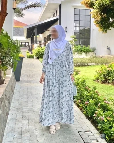 Michan - Gamis Dewasa - MICHAN Kezia Grey - Michan.co.id