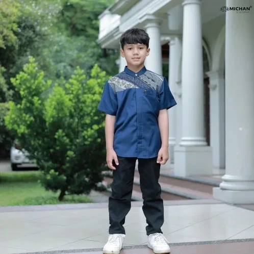 Michan - Koko Kidz - SON NEW Hilya Kemko Navy - Michan.co.id