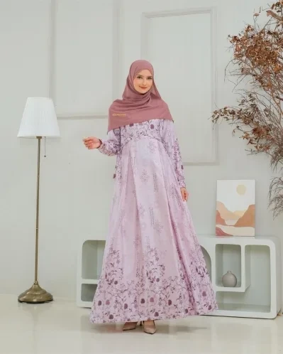Michan - Gamis Dewasa - Hawa Maxmara BLUSH - Michan.co.id