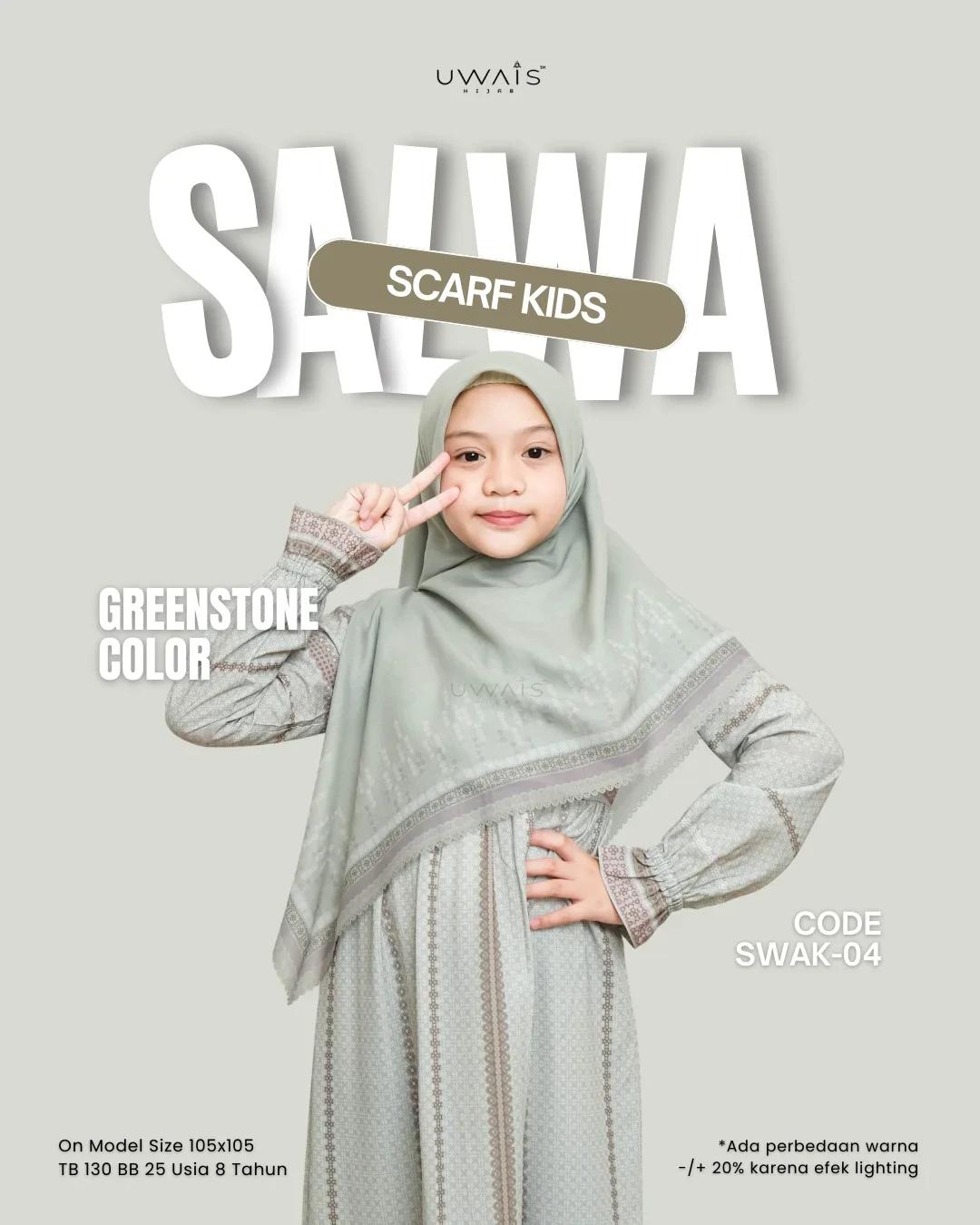 Uwais - Embun Jiwa Series Salwa Scarf Kid