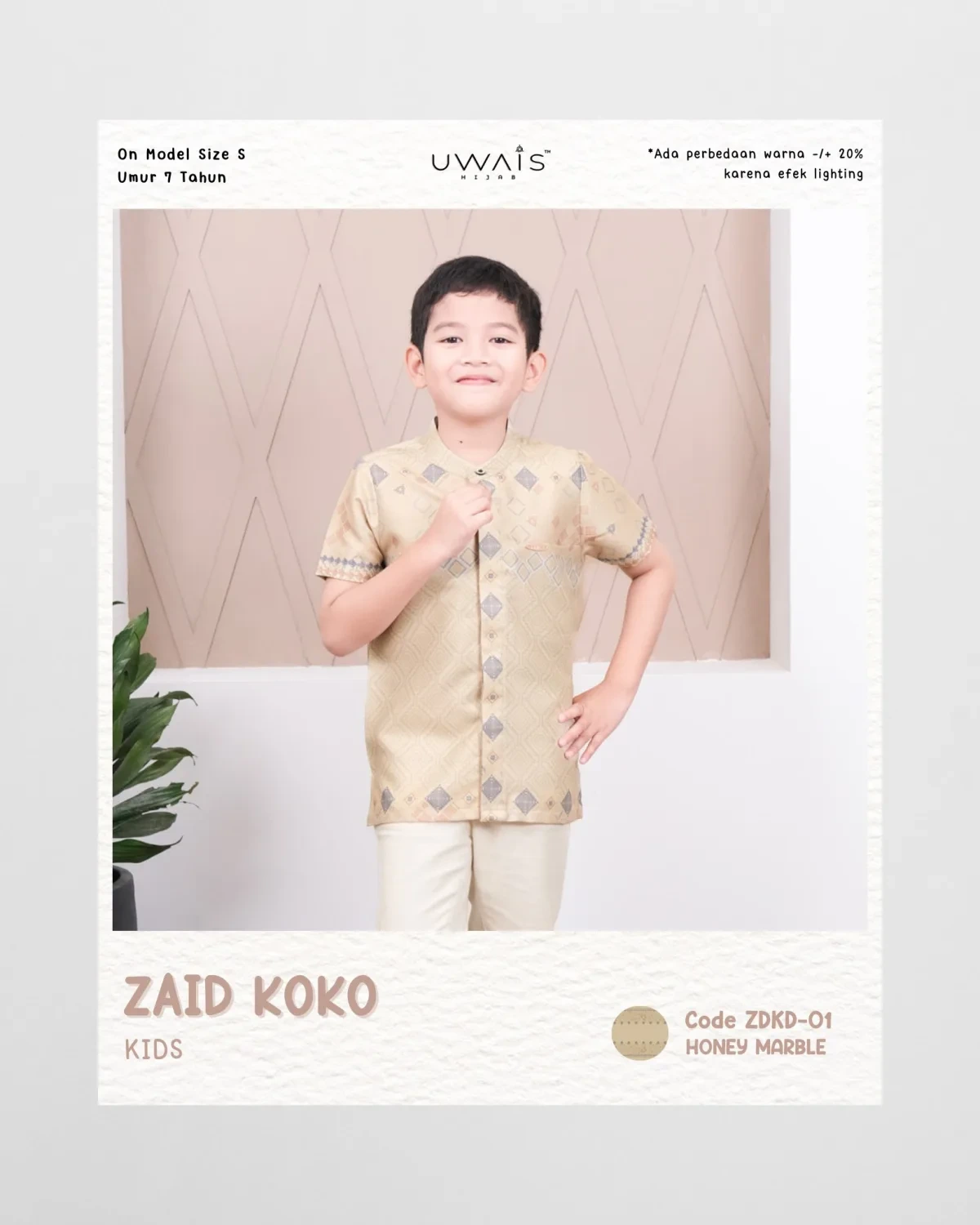 Uwais - ZAID KOKO KIDS (LENGAN PENDEK)