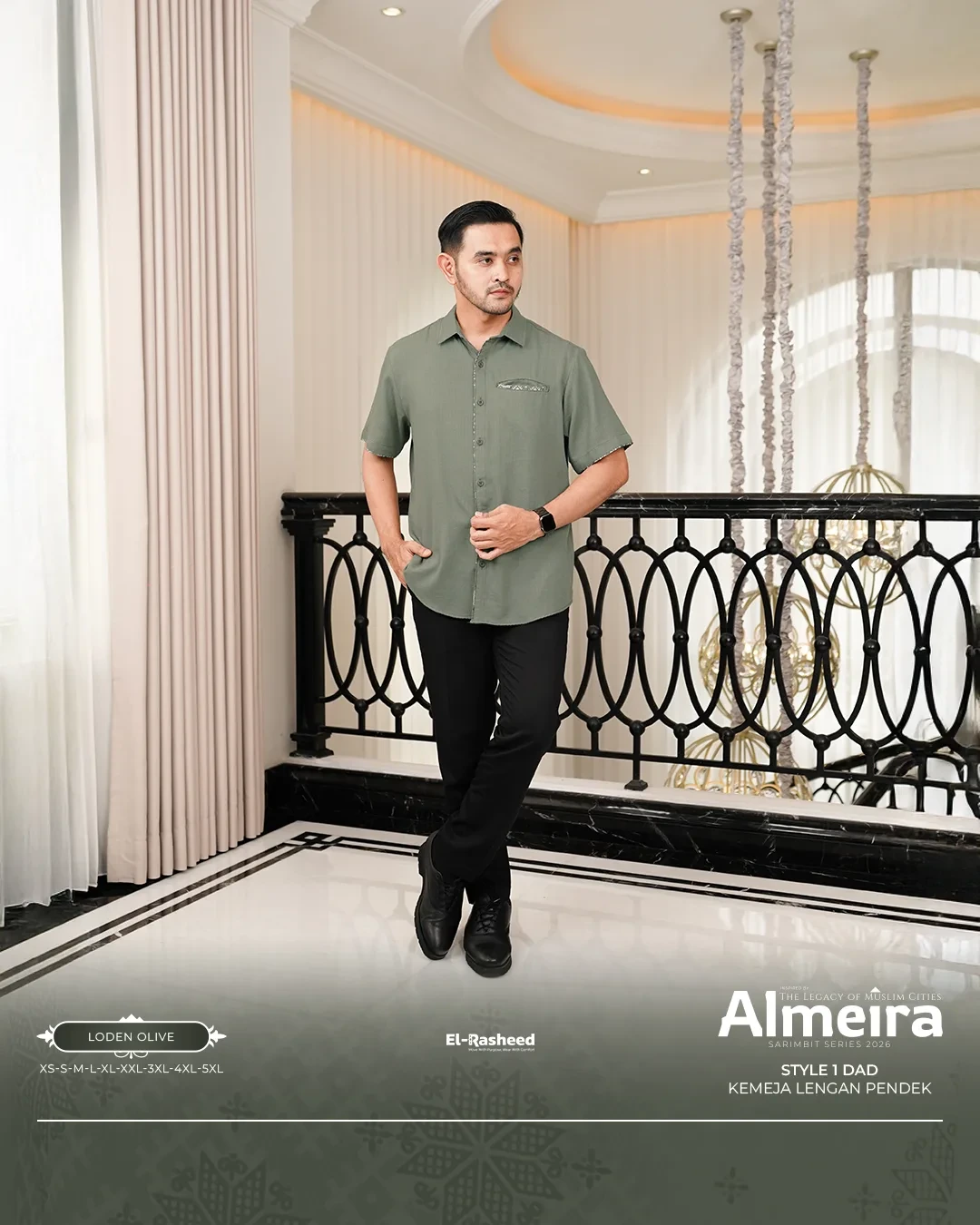 Yasmeera - KEMEJA ALMEIRA DEWASA LENGAN PENDEK DEWASA GRADE B thumb 32