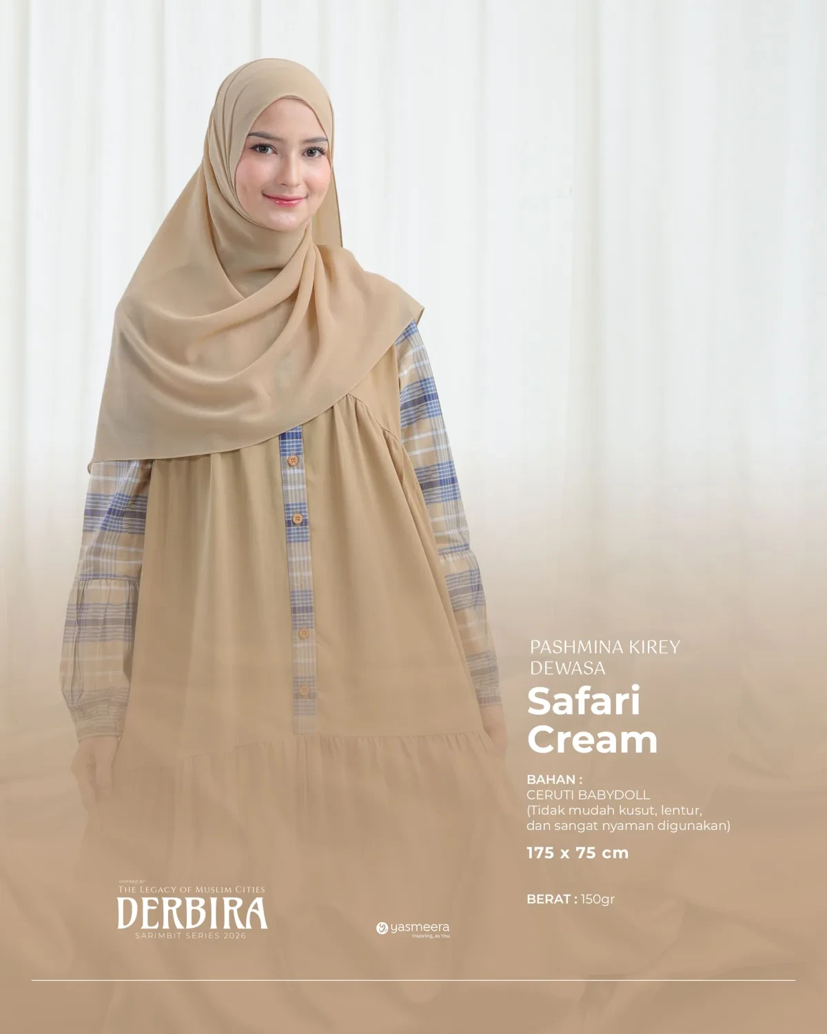 Yasmeera - KHIMAR & PASHMINA SARIMBIT 2026 VOL 2 (DERBIRA) thumb 9