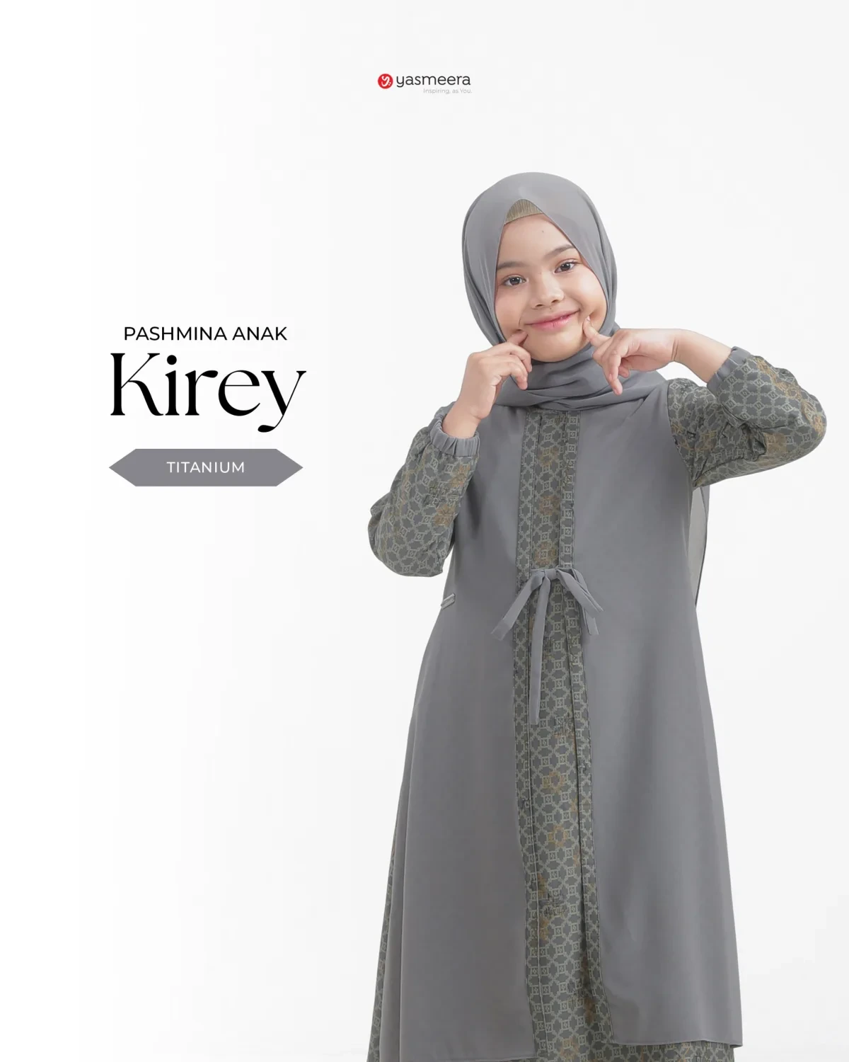 Yasmeera - PASHMINA KIREY GRADE B ANAK thumb 7