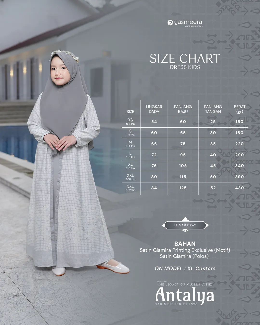 Yasmeera - ANTALYA SERIES - LUNAR GRAY thumb 10