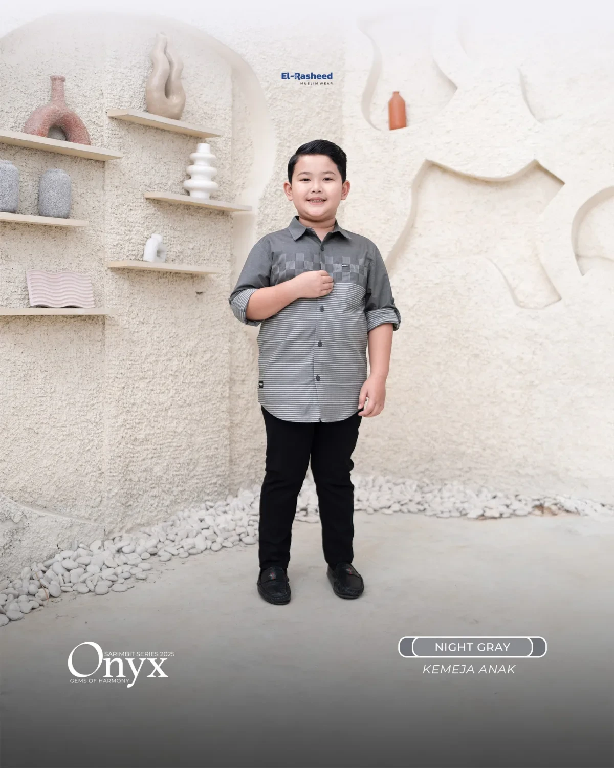 Yasmeera - SARIMBIT 2025 ONYX WARNA NIGHT GRAY