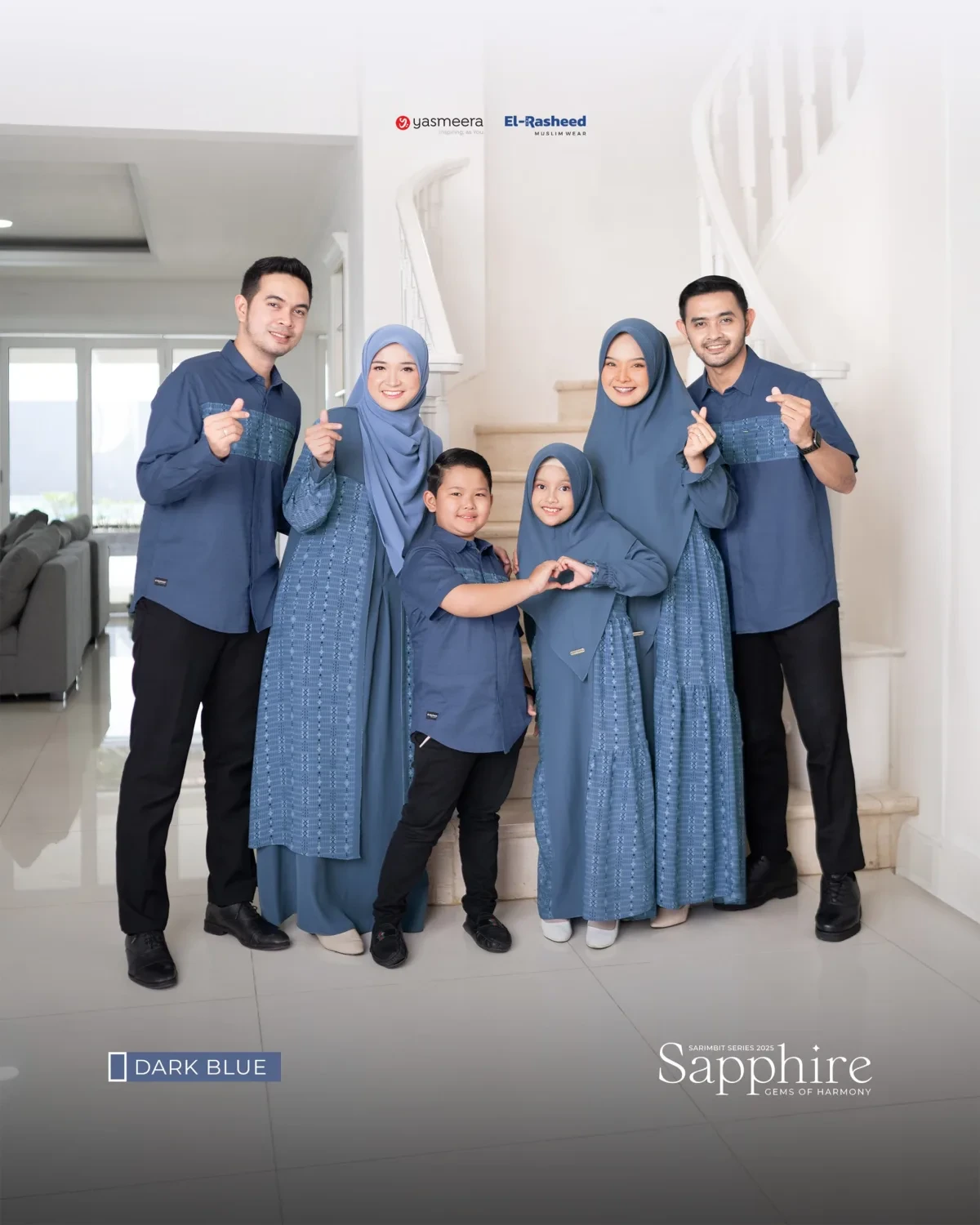Yasmeera - SARIMBIT 2025 SAPPHIRE SERIES WARNA DARK BLUE thumb 10