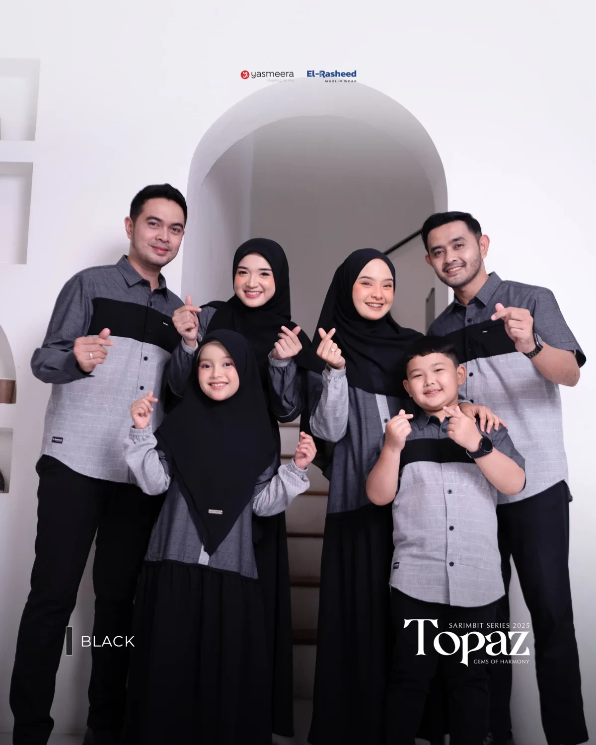 Yasmeera - SARIMBIT 2025 TOPAZ SERIES WARNA BLACK thumb 8