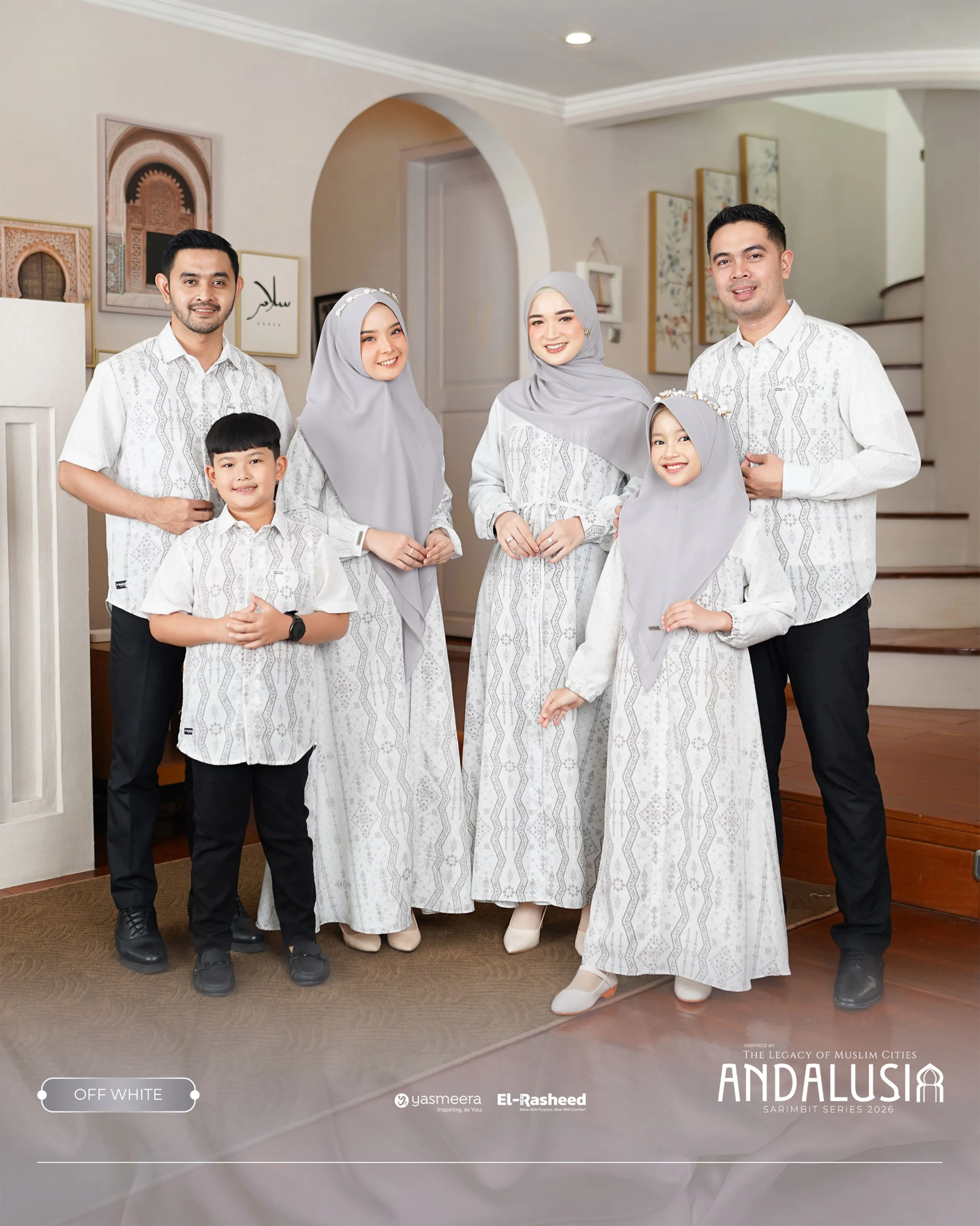 Yasmeera - ANDALUSIA SERIES - OFF WHITE