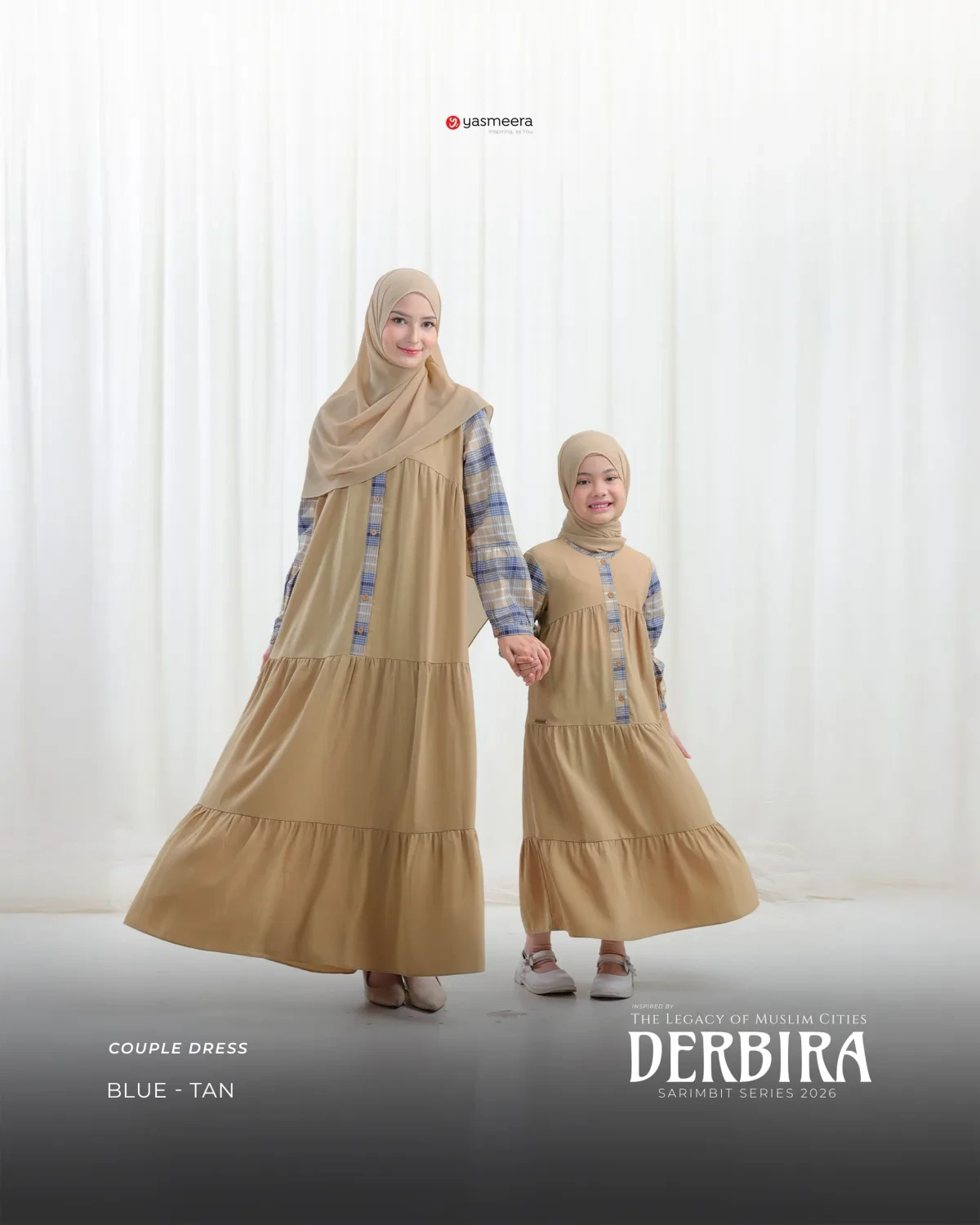 Yasmeera - DERBIRA SERIES - BLUE-TAN thumb 10