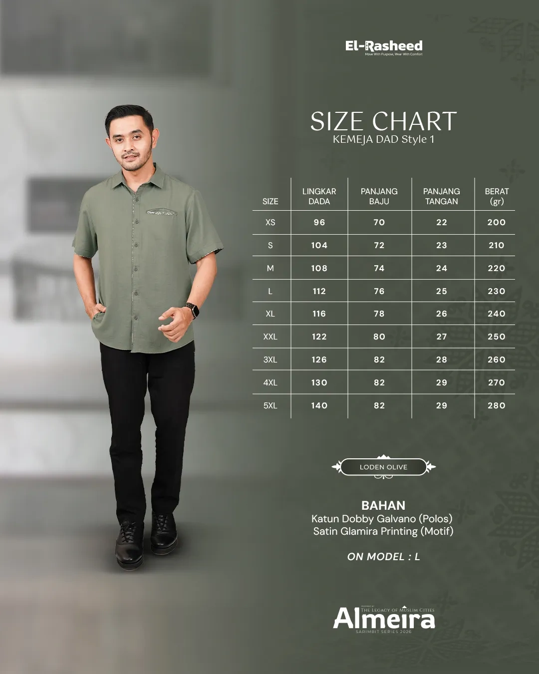 Yasmeera - ALMEIRA SERIES - LODEN OLIVE thumb 18