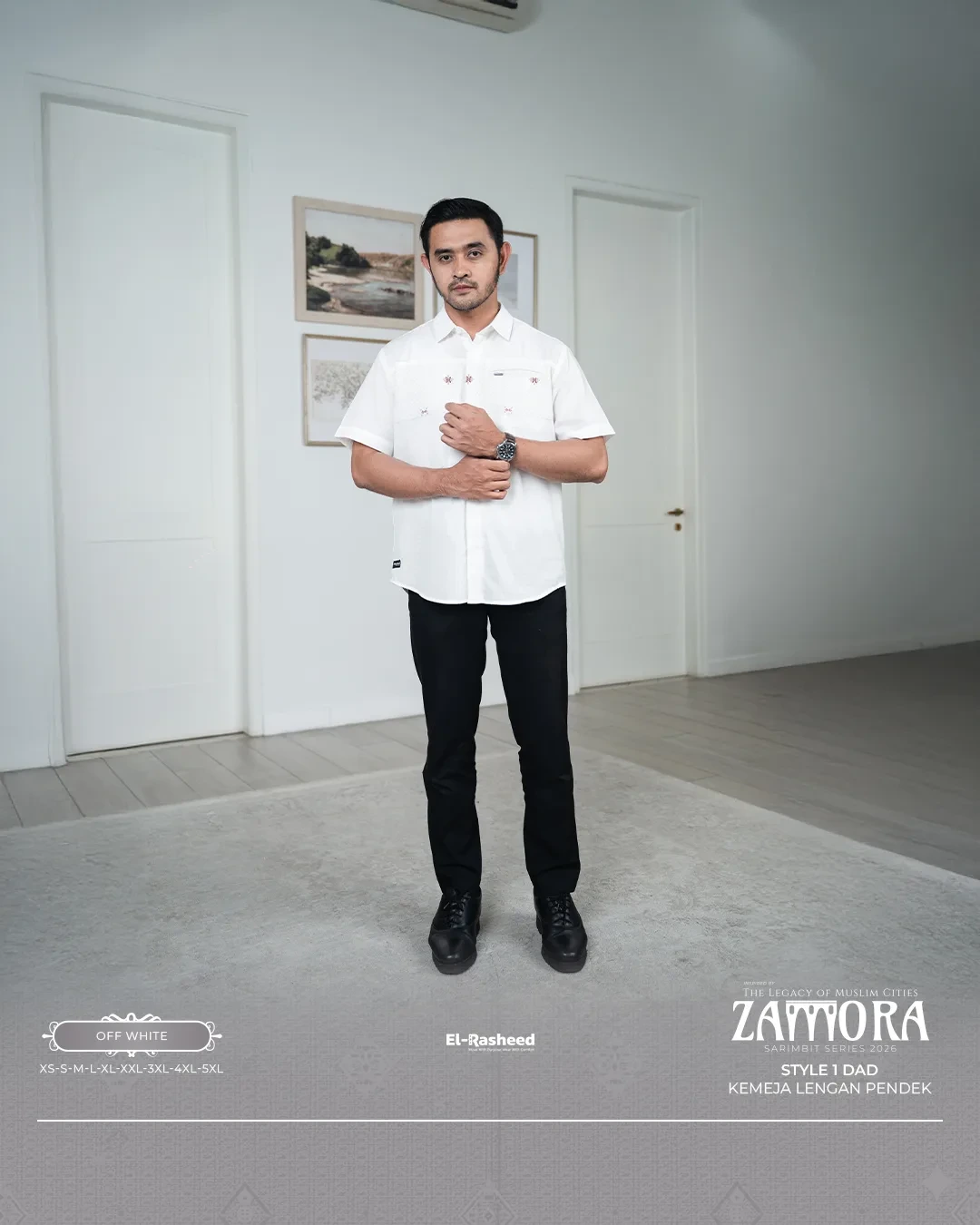 Yasmeera - KEMEJA ZAMORA LENGAN PENDEK DEWASA GRADE B thumb 26