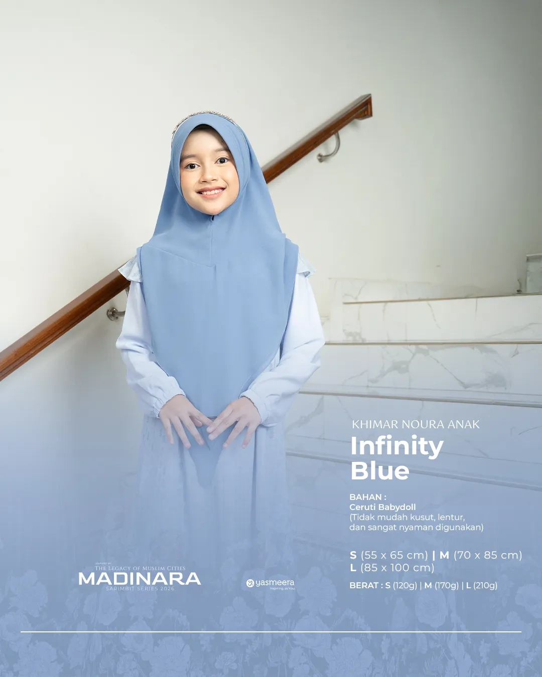 Yasmeera - KHIMAR & PASHMINA SARIMBIT 2026 VOL 3 (ALMEIRA,  MADINARA) thumb 16