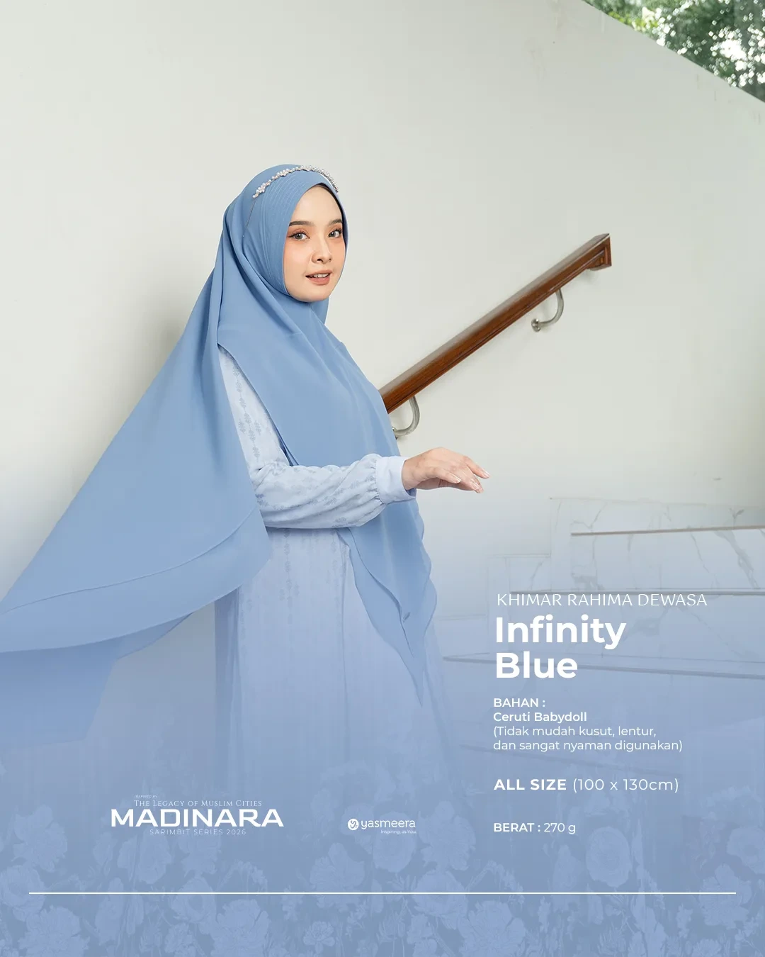 Yasmeera - KHIMAR & PASHMINA SARIMBIT 2026 VOL 3 (ALMEIRA,  MADINARA) thumb 33
