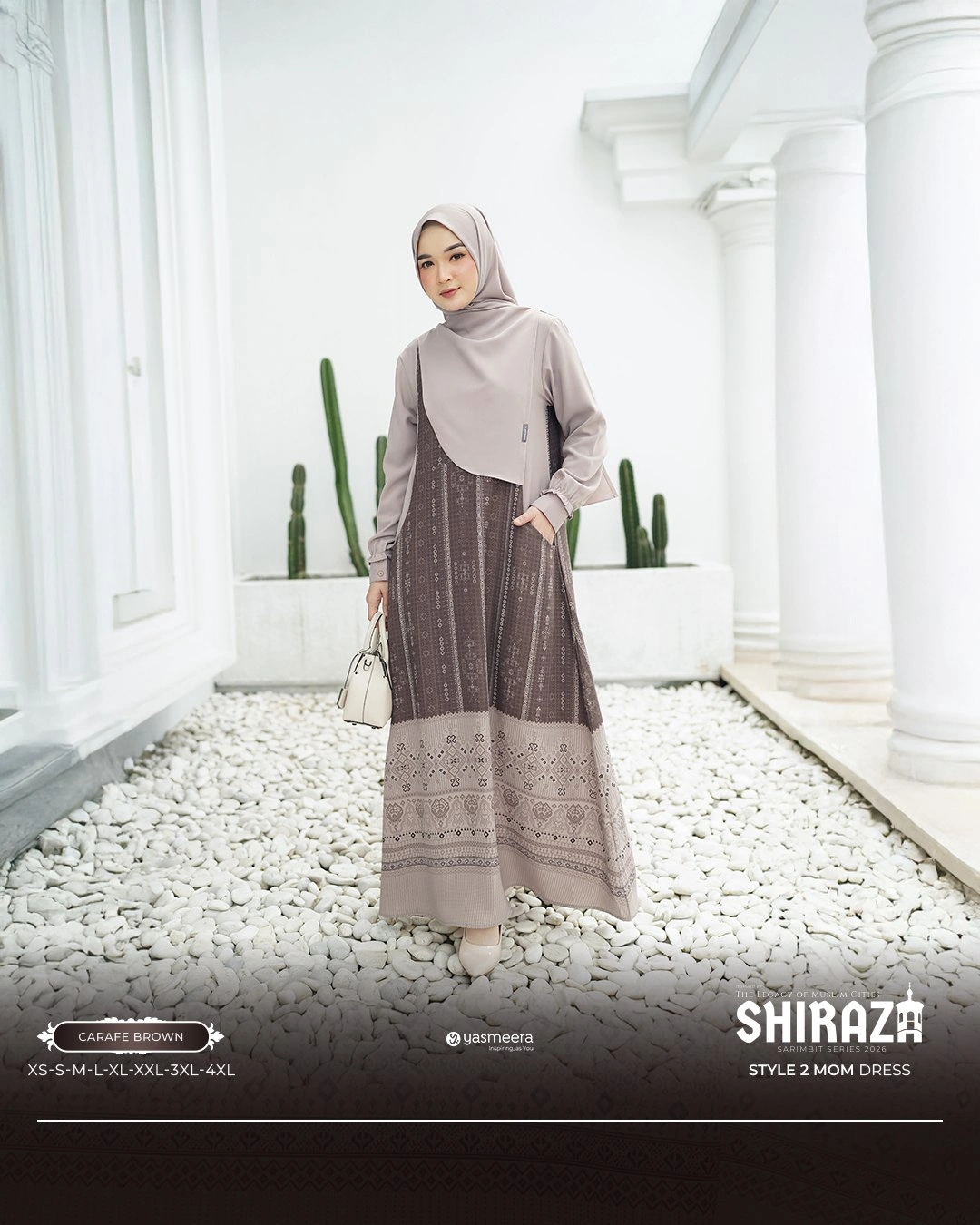 Yasmeera - GAMIS SHIRAZA STYLE 2 DEWASA GRADE B