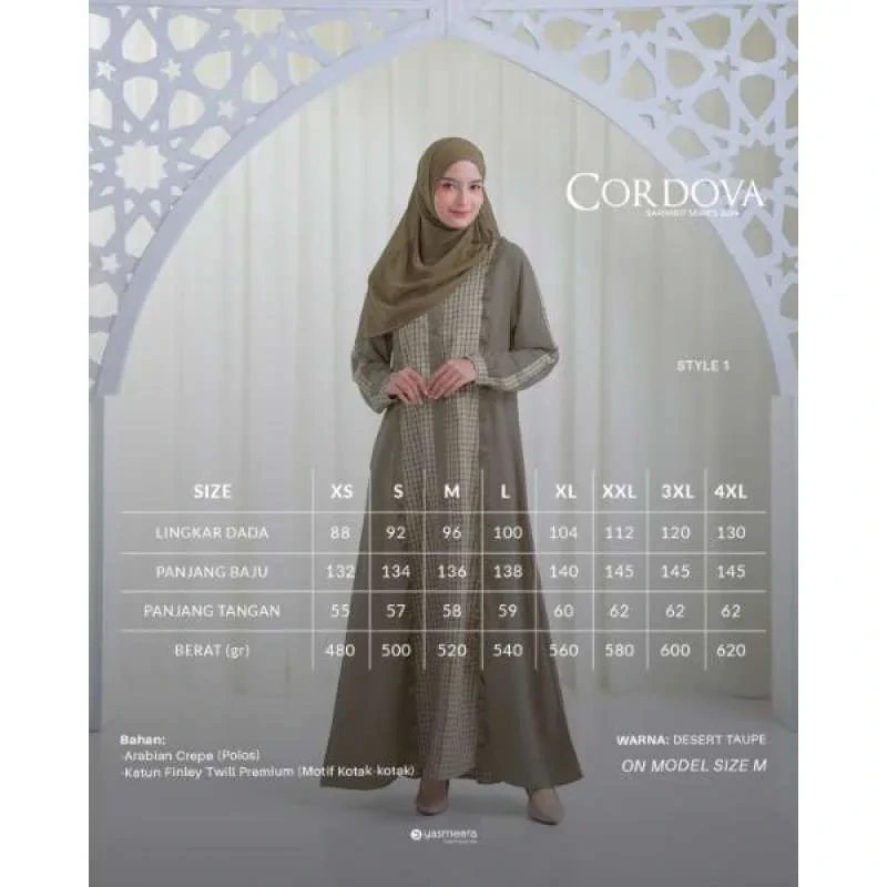 Yasmeera - GAMIS CORDOVA ANAK thumb 175