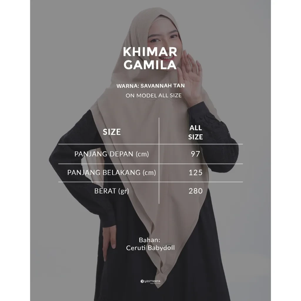 Yasmeera - KHIMAR GAMILA thumb 14