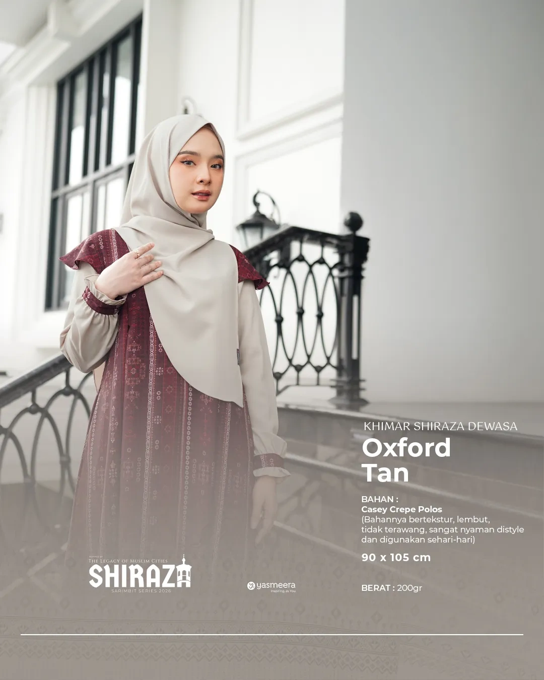 Yasmeera - KHIMAR SHIRAZA SARIMBIT 2026 thumb 4