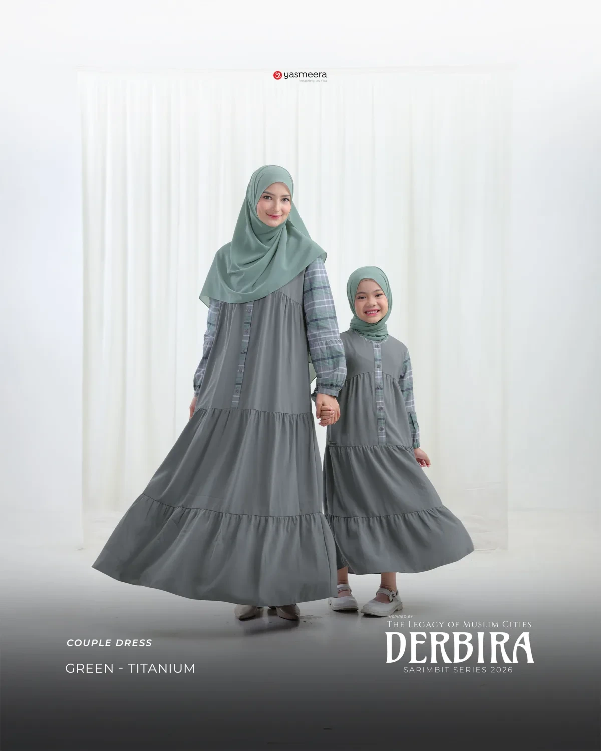 Yasmeera - DERBIRA SERIES - GREEN-TITANIUM thumb 9