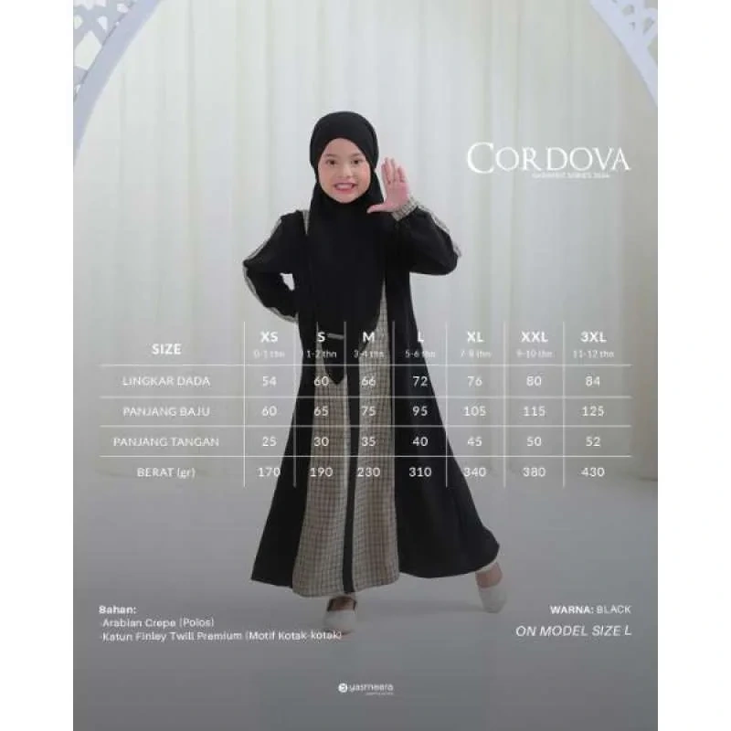 Yasmeera - GAMIS CORDOVA ANAK thumb 29