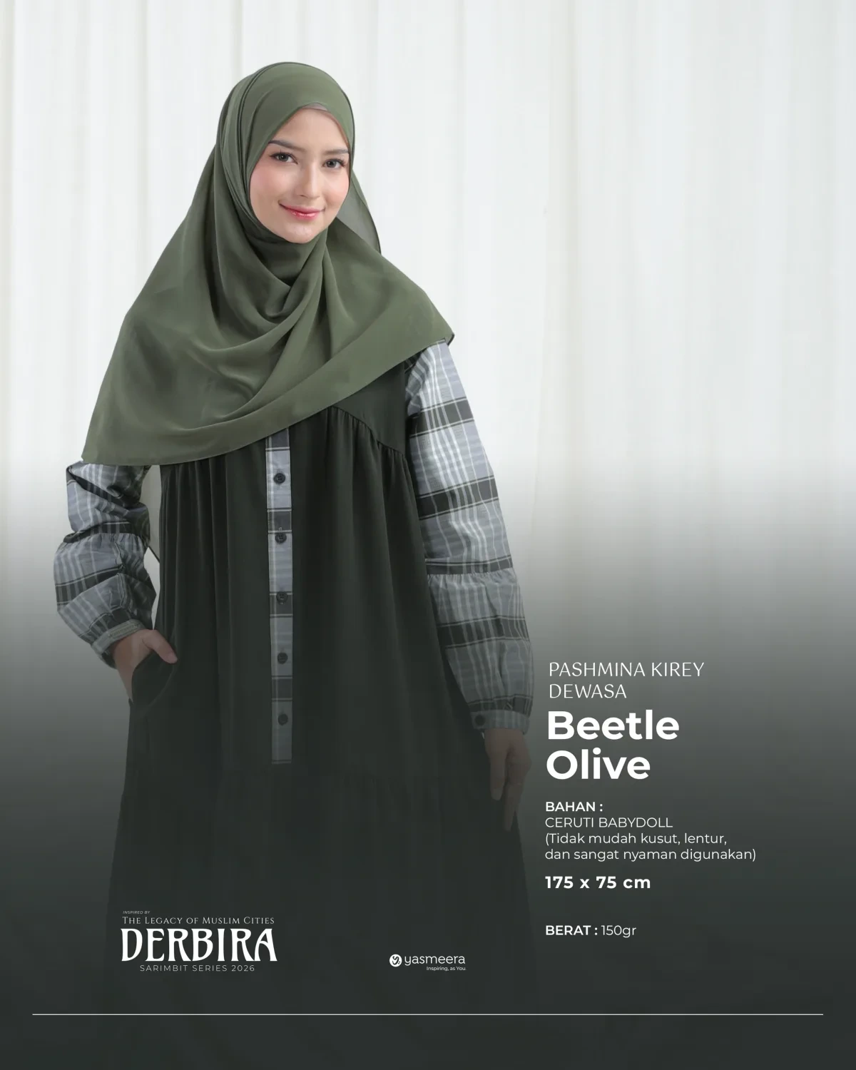 Yasmeera - KHIMAR & PASHMINA SARIMBIT 2026 VOL 2 (DERBIRA) thumb 11