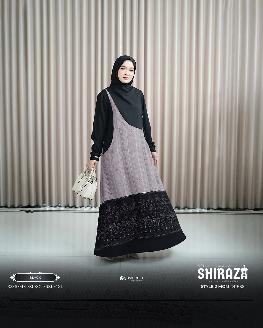 Yasmeera - GAMIS SHIRAZA STYLE 2 DEWASA GRADE B thumb 18