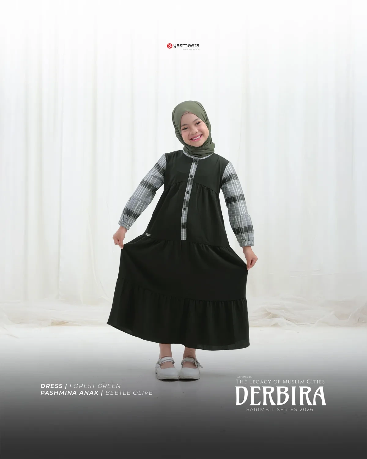 Yasmeera - DERBIRA SERIES - FOREST GREEN thumb 9