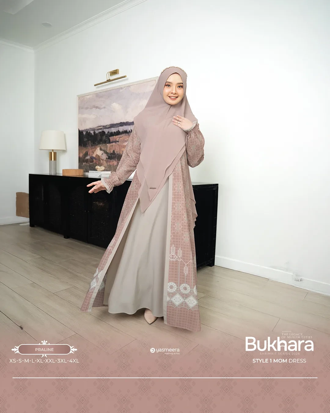 Yasmeera - GAMIS BUKHARA STYLE 1 DEWASA GRADE B thumb 9