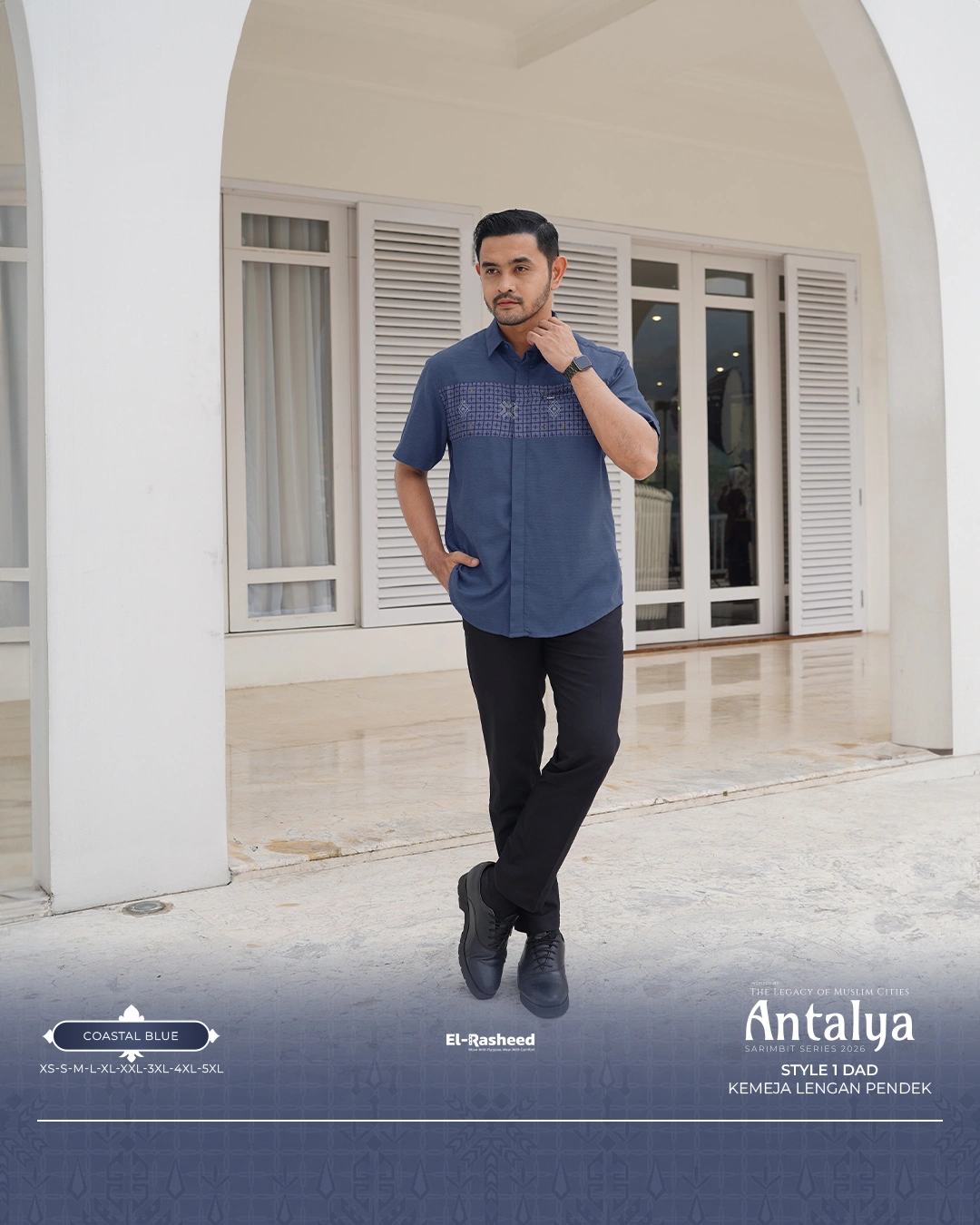 KEMEJA ANTALYA LENGAN PENDEK DEWASA GRADE B thumb 16