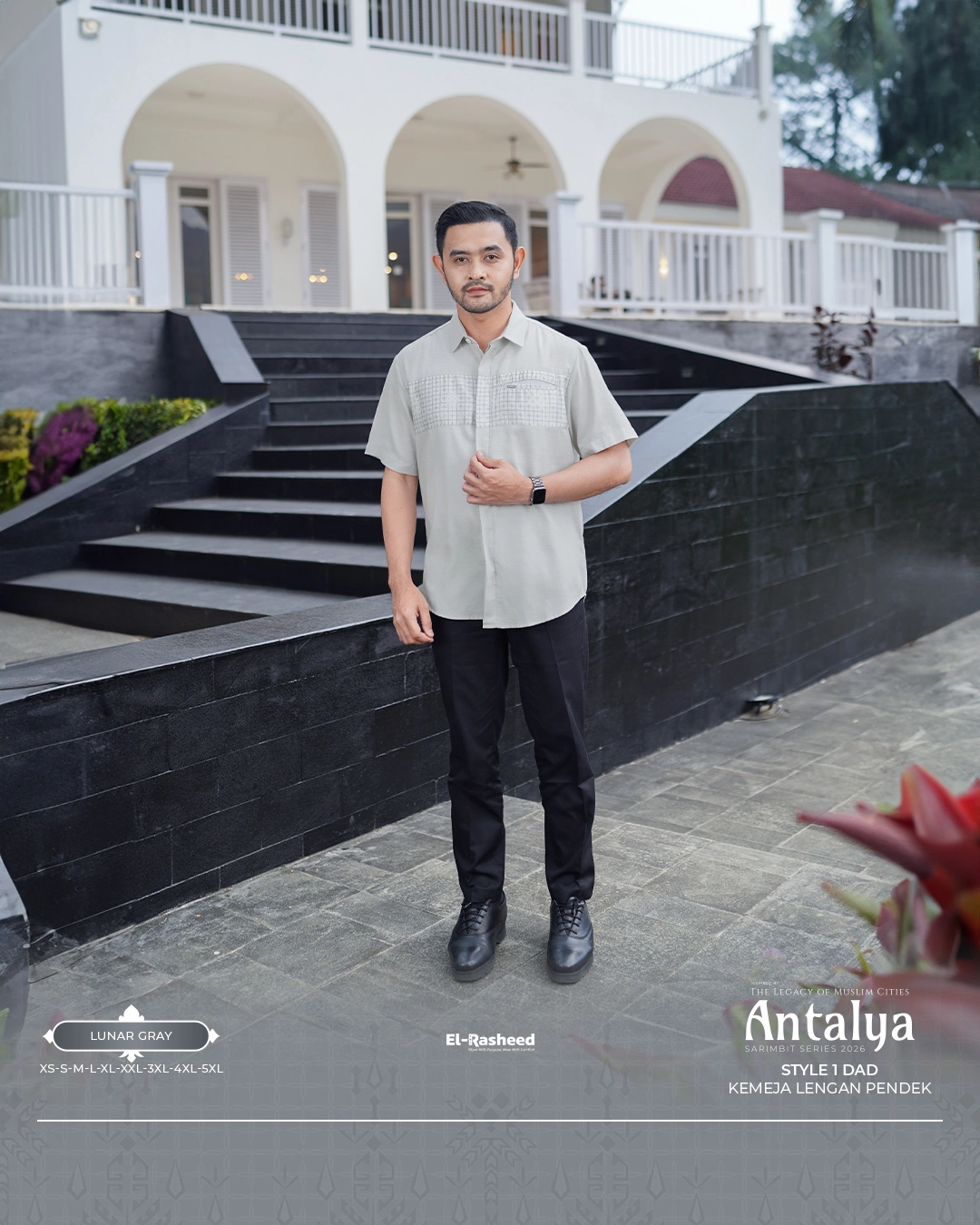 KEMEJA ANTALYA LENGAN PENDEK DEWASA GRADE B thumb 24