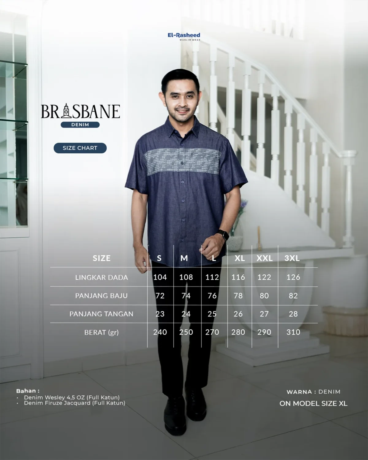 Yasmeera - COUPLE SERIES 2025 BRISBANE WARNA DENIM thumb 4
