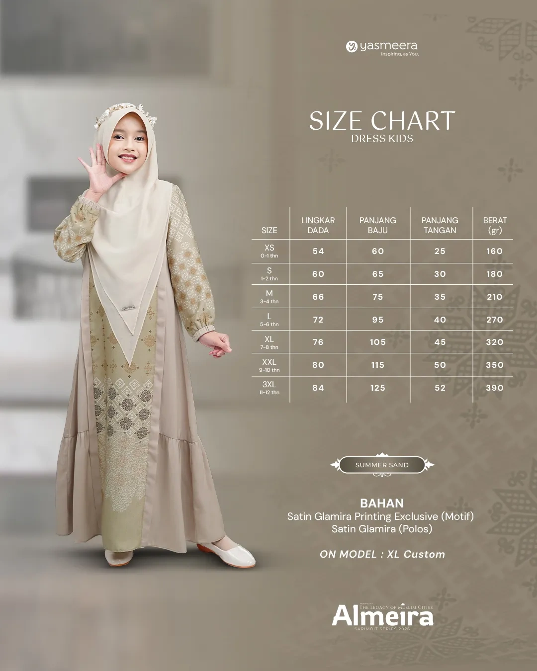 Yasmeera - ALMEIRA SERIES - SUMMER SAND thumb 24